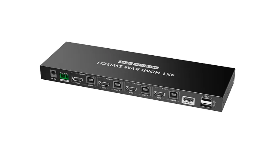 KVM-переключатель HDMI 4×1 Lenkeng LKV441
